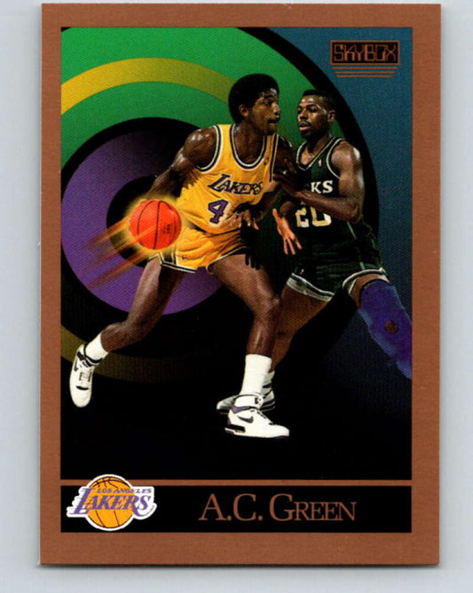 1990-91 SkyBox #137 A.C. Green Mint Los Angeles Lakers  Image 1