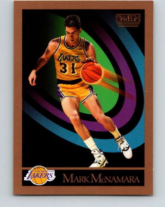 1990-91 SkyBox #139 Mark McNamara Mint SP Los Angeles Lakers  Image 1