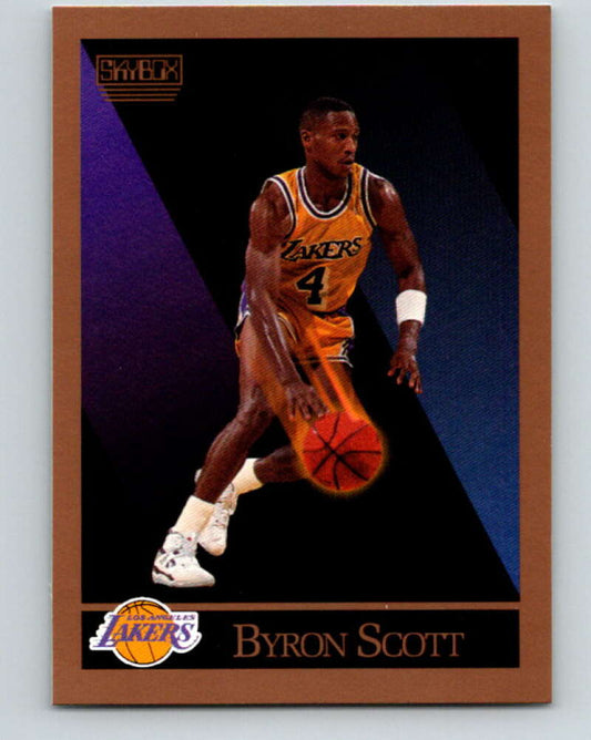 1990-91 SkyBox #140 Byron Scott Mint Los Angeles Lakers  Image 1