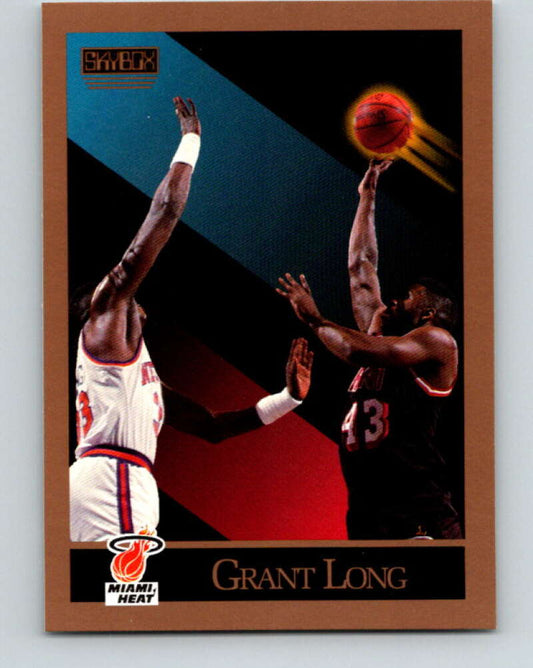 1990-91 SkyBox #149 Grant Long Mint Miami Heat  Image 1