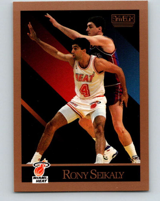 1990-91 SkyBox #151 Rony Seikaly Mint Miami Heat  Image 1
