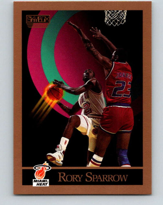 1990-91 SkyBox #152 Rory Sparrow Mint SP Miami Heat  Image 1