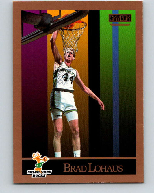 1990-91 SkyBox #161 Brad Lohaus Mint Milwaukee Bucks  Image 1