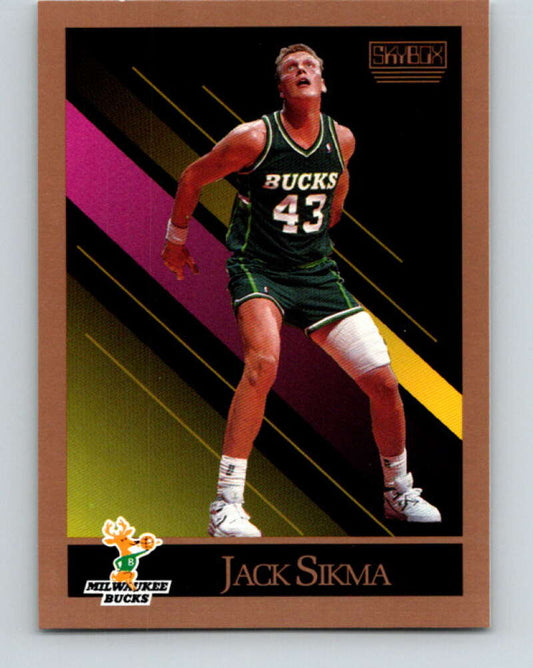 1990-91 SkyBox #166 Jack Sikma Mint Milwaukee Bucks  Image 1
