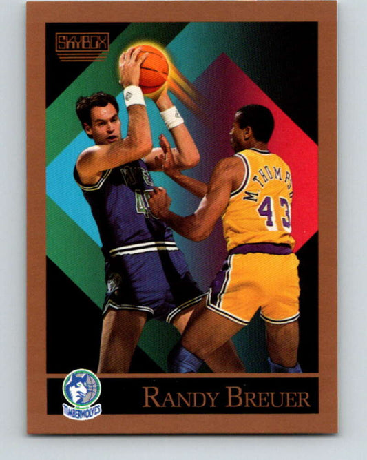 1990-91 SkyBox #167 Randy Breuer Mint Minnesota Timberwolves  Image 1