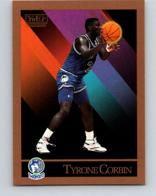 1990-91 SkyBox #169 Tyrone Corbin Mint Minnesota Timberwolves  Image 1