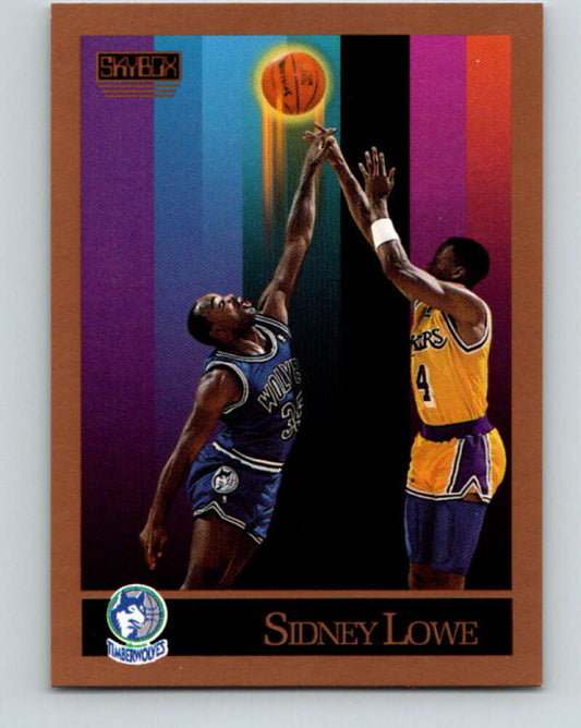 1990-91 SkyBox #170 Sidney Lowe Mint SP Minnesota Timberwolves  Image 1