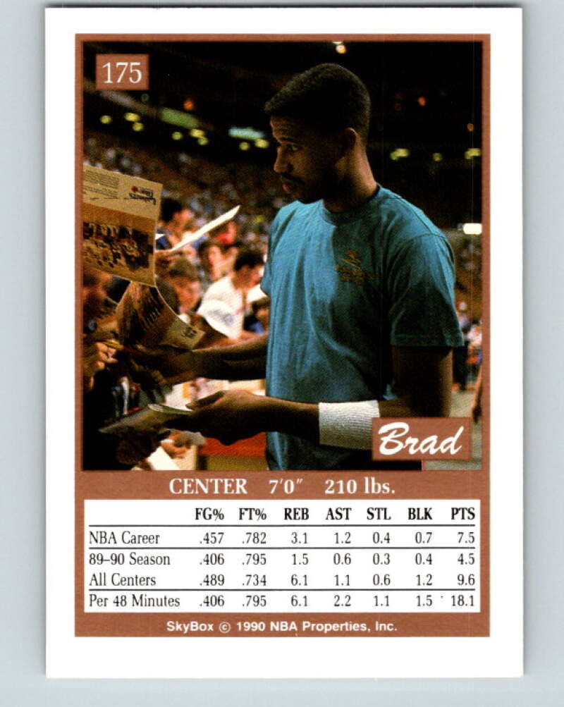 1990-91 SkyBox #175 Brad Sellers Mint SP Minnesota Timberwolves  Image 2