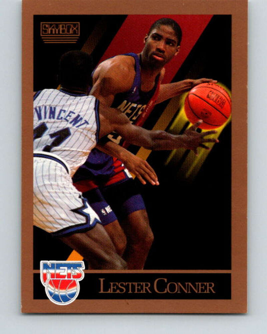 1990-91 SkyBox #178 Lester Conner Mint New Jersey Nets  Image 1