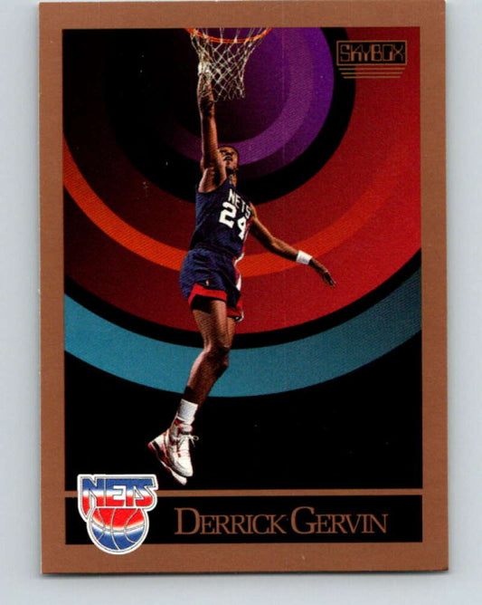 1990-91 SkyBox #179 Derrick Gervin Mint New Jersey Nets  Image 1
