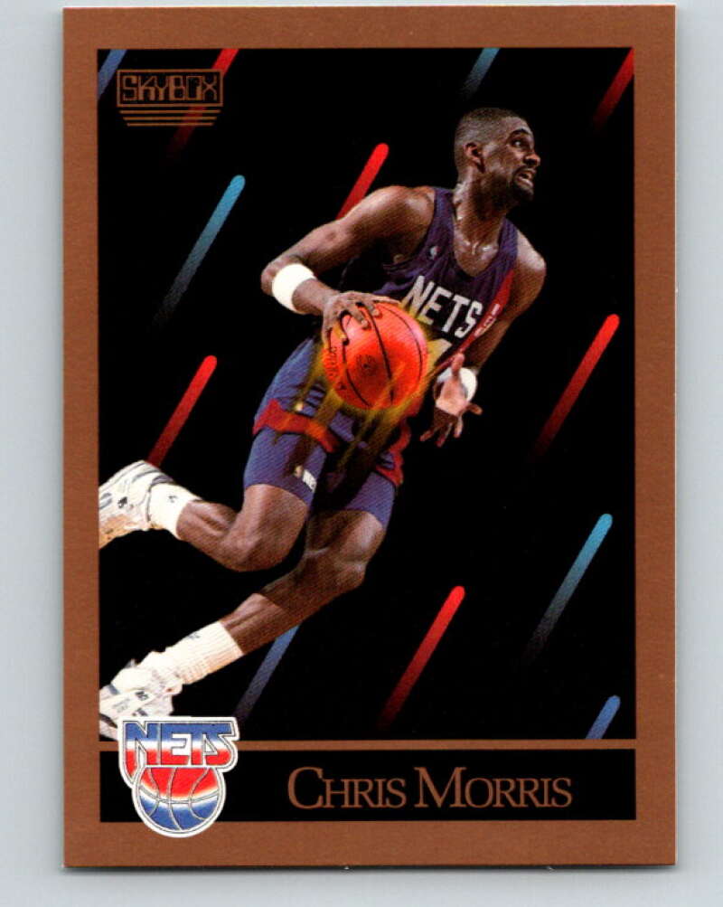 1990-91 SkyBox #183 Chris Morris Mint New Jersey Nets  Image 1