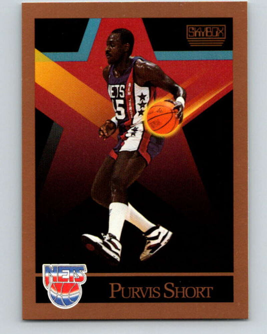 1990-91 SkyBox #185 Purvis Short Mint SP New Jersey Nets  Image 1