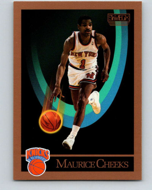 1990-91 SkyBox #186 Maurice Cheeks Mint New York Knicks  Image 1