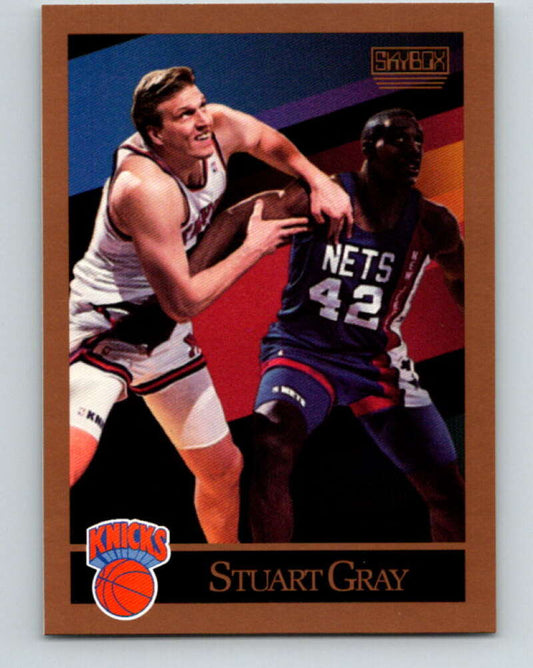 1990-91 SkyBox #188 Stuart Gray Mint New York Knicks  Image 1