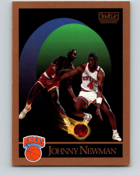 1990-91 SkyBox #190 Johnny Newman Mint SP New York Knicks  Image 1