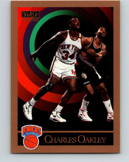 1990-91 SkyBox #191 Charles Oakley Mint New York Knicks  Image 1