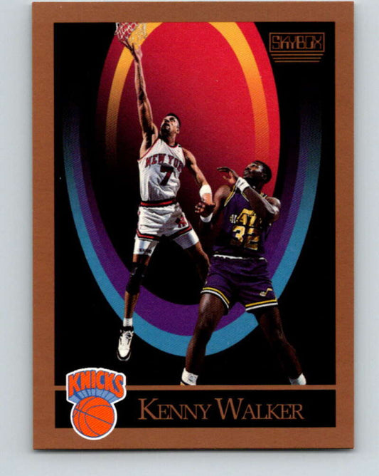 1990-91 SkyBox #195 Kenny Walker Mint New York Knicks  Image 1
