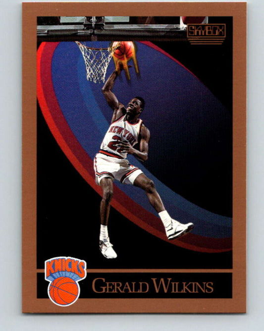 1990-91 SkyBox #197 Gerald Wilkins Mint New York Knicks  Image 1