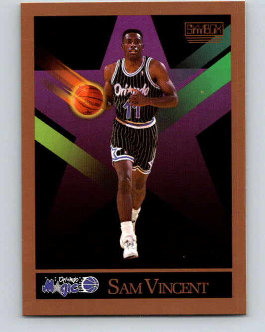 1990-91 SkyBox #209 Sam Vincent Mint Orlando Magic  Image 1