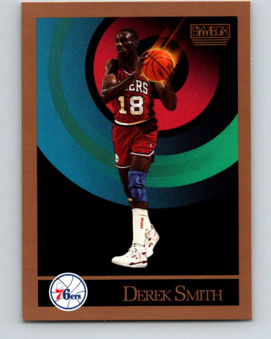 1990-91 SkyBox #218 Derek Smith Mint SP Philadelphia 76ers