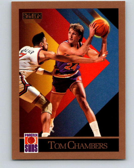 1990-91 SkyBox #220 Tom Chambers Mint Phoenix Suns  Image 1