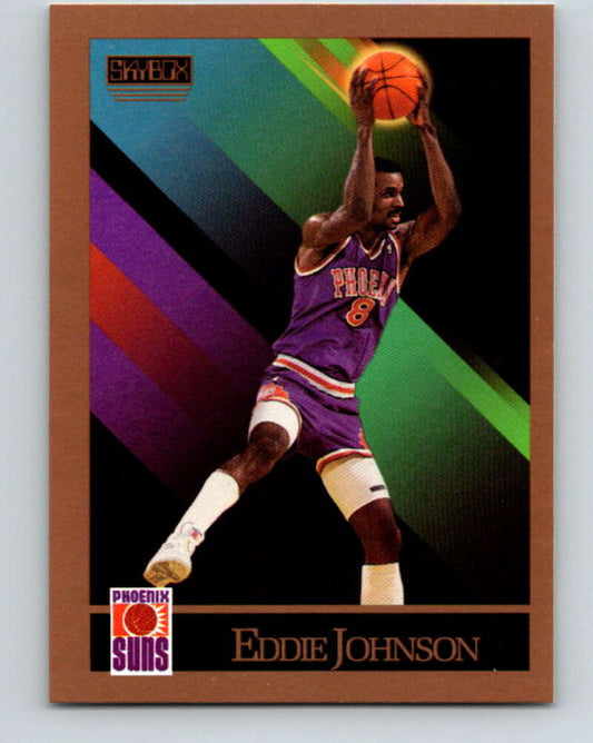 1990-91 SkyBox #223 Eddie Johnson Mint Phoenix Suns