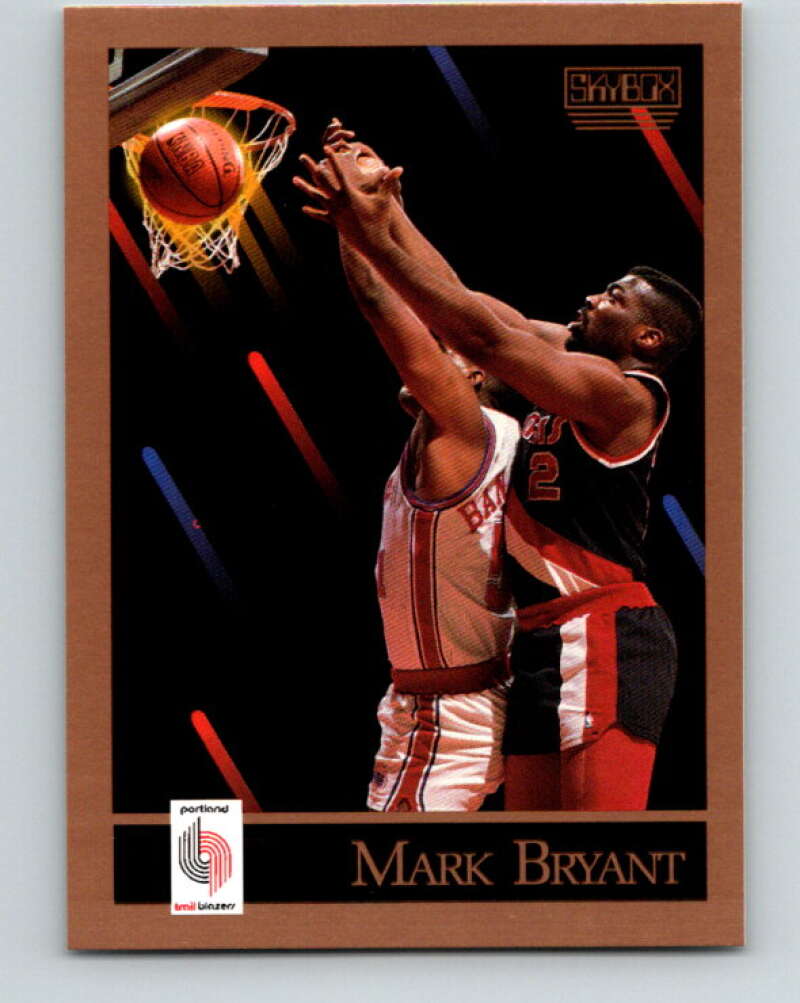 1990-91 SkyBox #231 Mark Bryant Mint Portland Trail Blazers Image 1