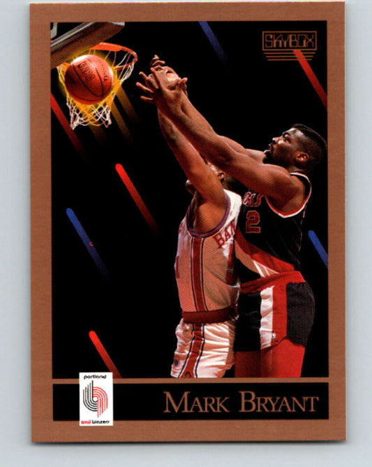 1990-91 SkyBox #231 Mark Bryant Mint Portland Trail Blazers  Image 1