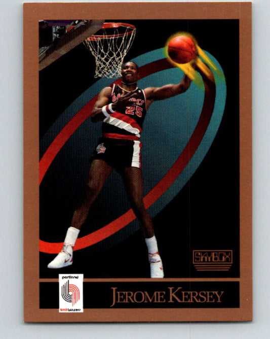 1990-91 SkyBox #236 Jerome Kersey Mint Portland Trail Blazers  Image 1