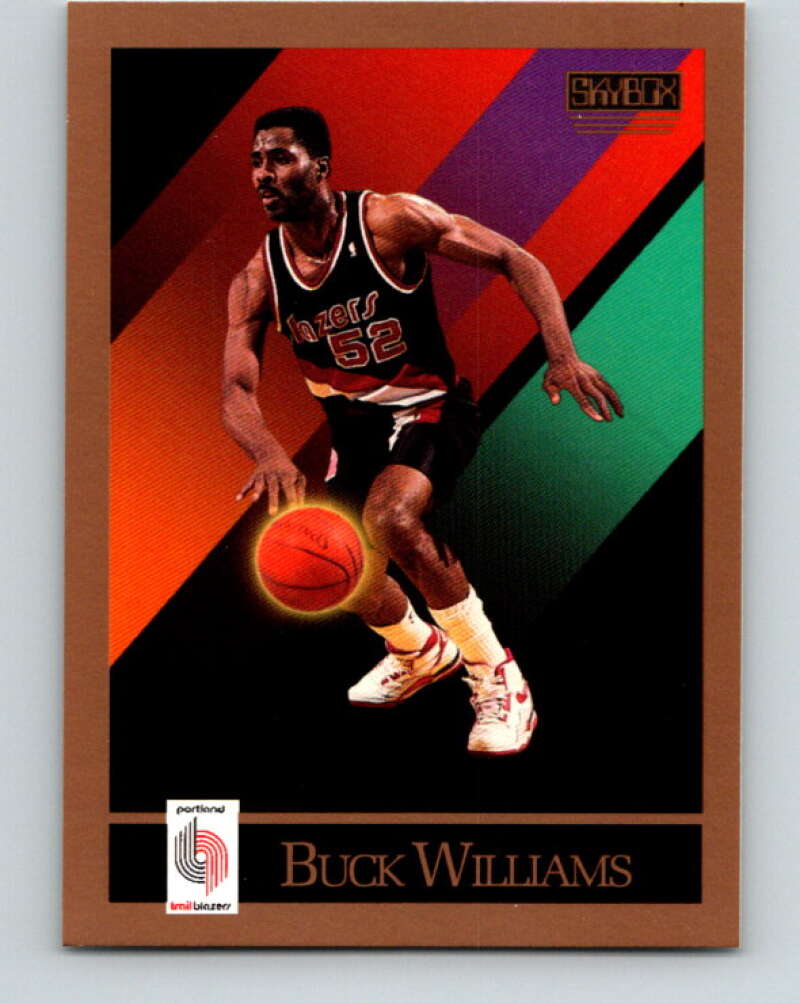 1990-91 SkyBox #240 Buck Williams Mint Portland Trail Blazers Image 1