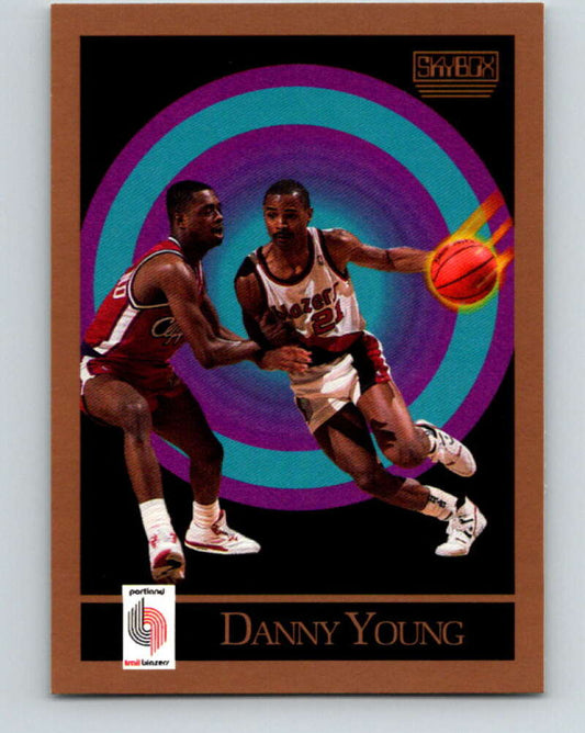 1990-91 SkyBox #241 Danny Young Mint Portland Trail Blazers  Image 1