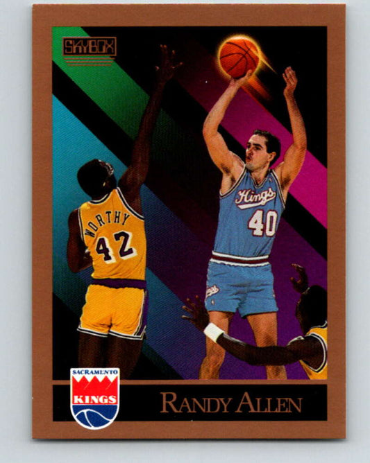 1990-91 SkyBox #243 Randy Allen Mint SP Sacramento Kings  Image 1