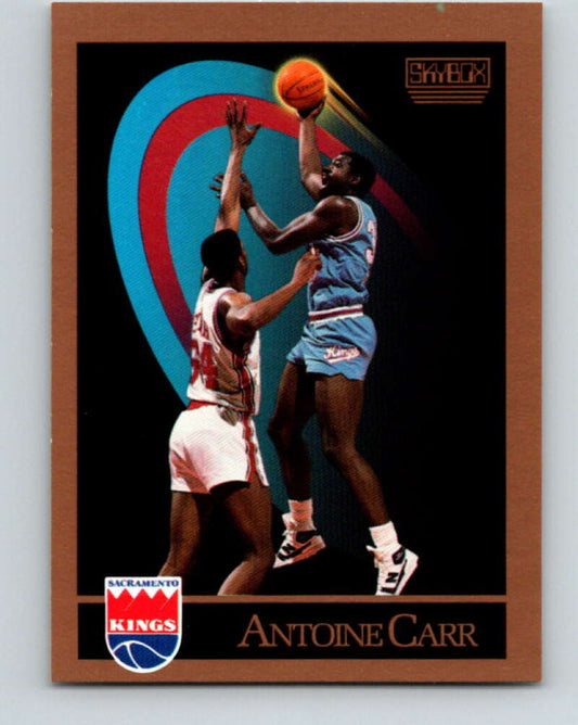 1990-91 SkyBox #244a Antoine Carr Mint SP Sacramento Kings  Image 1