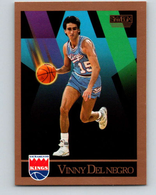 1990-91 SkyBox #245 Vinny Del Negro Mint SP Sacramento Kings  Image 1