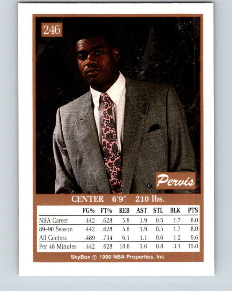 1990-91 SkyBox #246 Pervis Ellison Mint RC Rookie SP Sacramento Kings Image 2