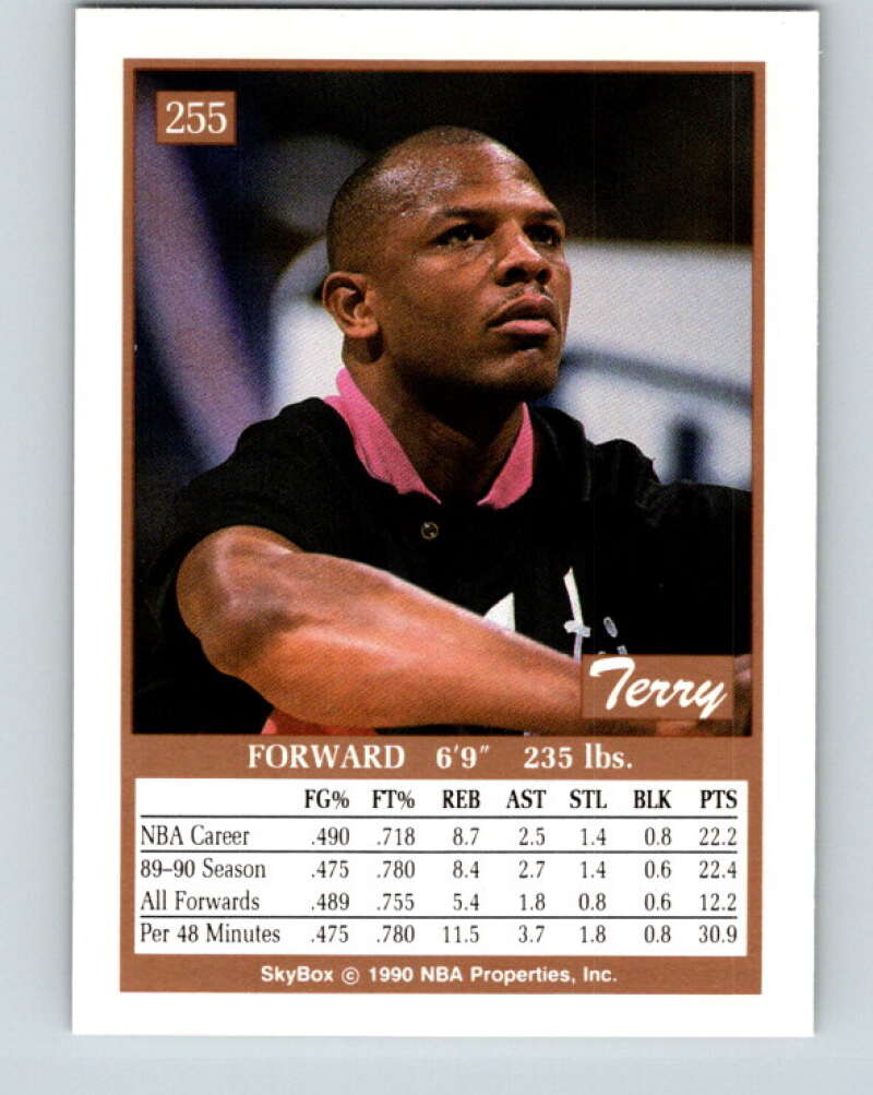 1990-91 SkyBox #255 Terry Cummings Mint San Antonio Spurs Image 2