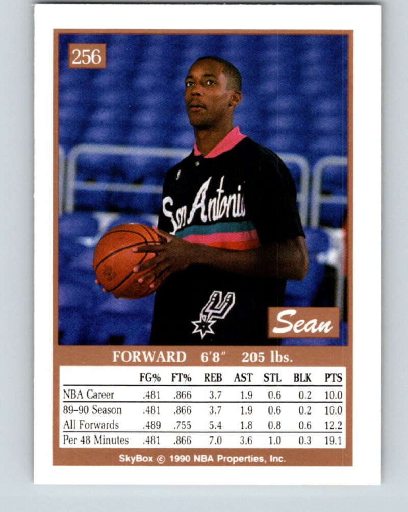 1990-91 SkyBox #256 Sean Elliott Mint RC Rookie San Antonio Spurs Image 2