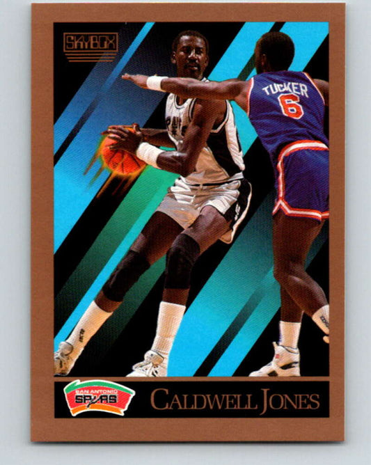1990-91 SkyBox #257 Caldwell Jones Mint SP San Antonio Spurs
