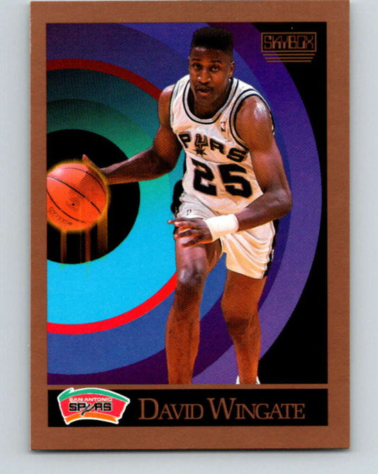 1990-91 SkyBox #262 David Wingate Mint SP San Antonio Spurs