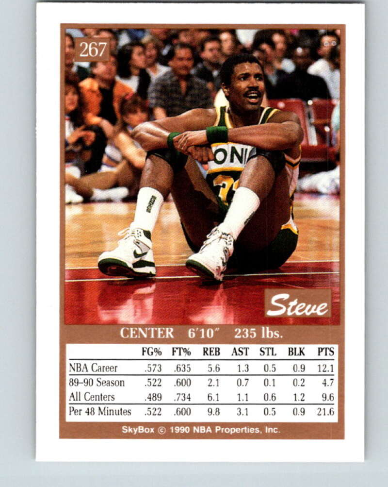 1990-91 SkyBox #267 Steve Johnson Mint SP Seattle SuperSonics Image 2