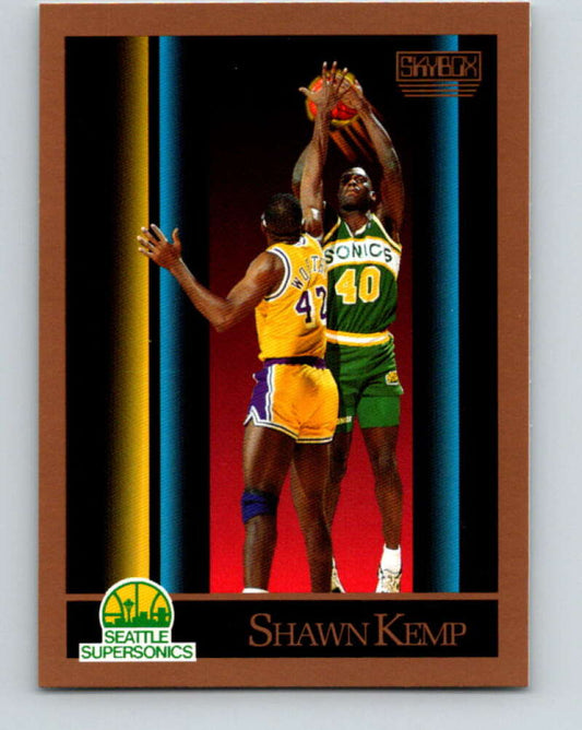 1990-91 SkyBox #268 Shawn Kemp Mint RC Rookie Seattle SuperSonics