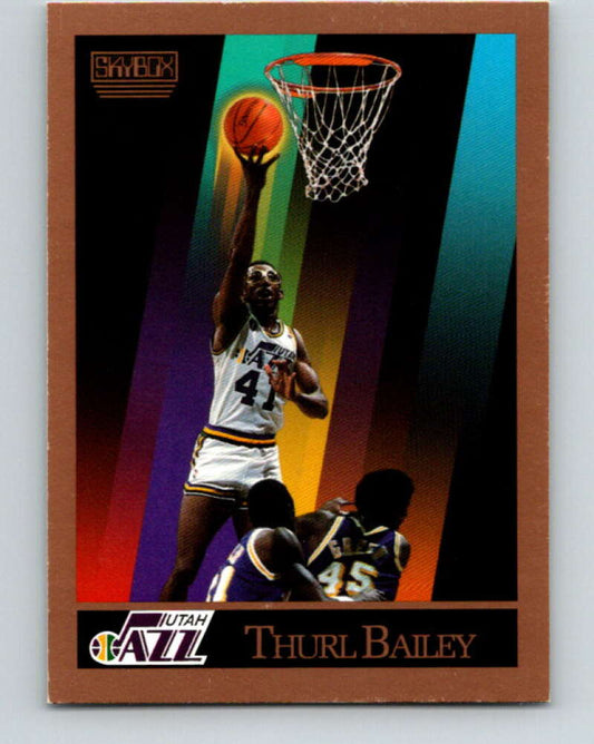 1990-91 SkyBox #274 Thurl Bailey Mint Utah Jazz  Image 1