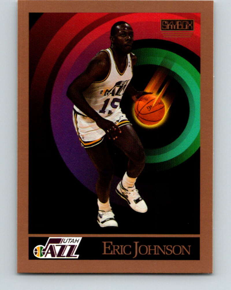1990-91 SkyBox #280 Eric Johnson Mint Utah Jazz Image 1
