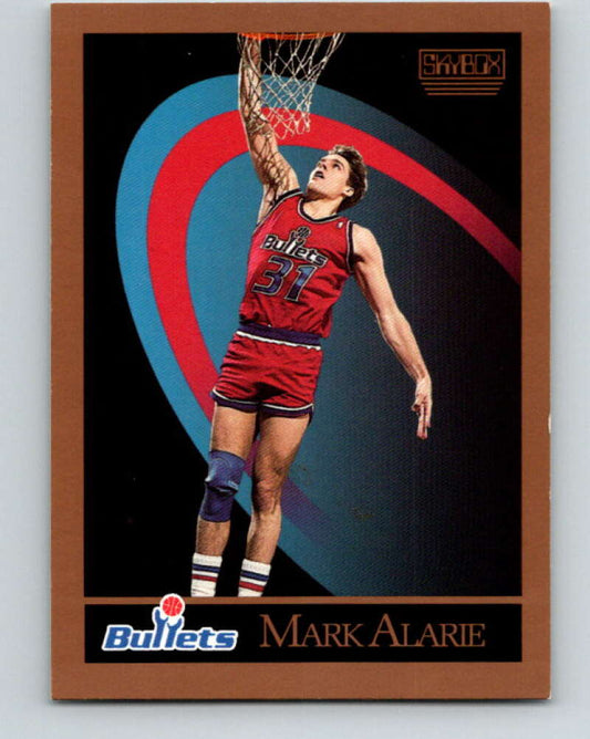 1990-91 SkyBox #285 Mark Alarie Mint Washington Bullets  Image 1