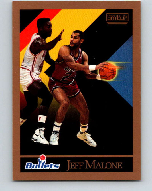 1990-91 SkyBox #292 Jeff Malone Mint SP Washington Bullets  Image 1