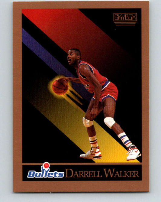 1990-91 SkyBox #293 Darrell Walker Mint Washington Bullets  Image 1