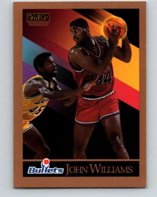 1990-91 SkyBox #294 John Williams Mint Washington Bullets  Image 1