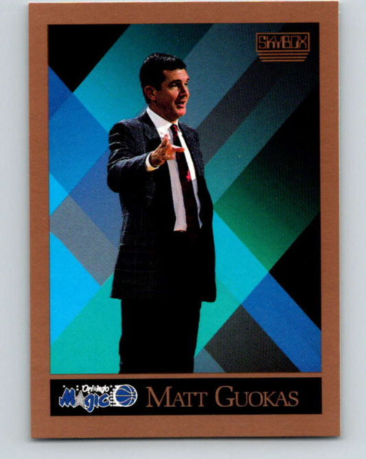 1990-91 SkyBox #319 Matt Guokas CO Mint Orlando Magic  Image 1