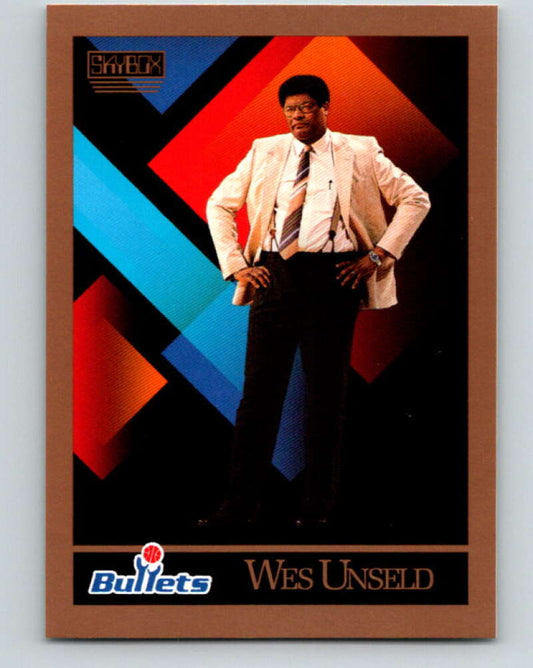 1990-91 SkyBox #327 Wes Unseld CO Mint Washington Bullets  Image 1
