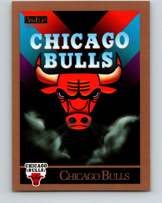 1990-91 SkyBox #331 Chicago Bulls TC Mint Chicago Bulls